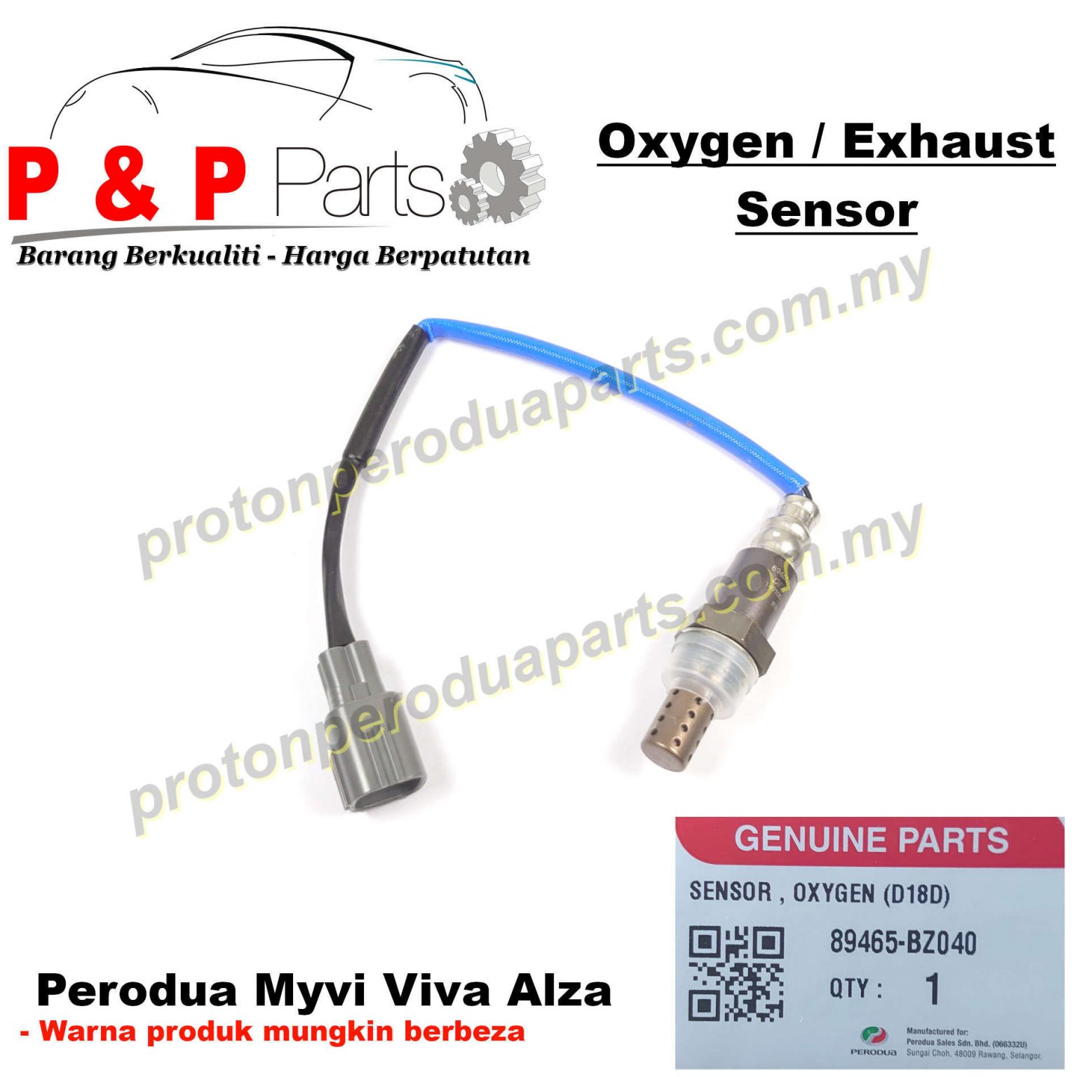 Oxygen 02 Exhaust Sensor Perodua Myvi Viva Alza Original Perodua