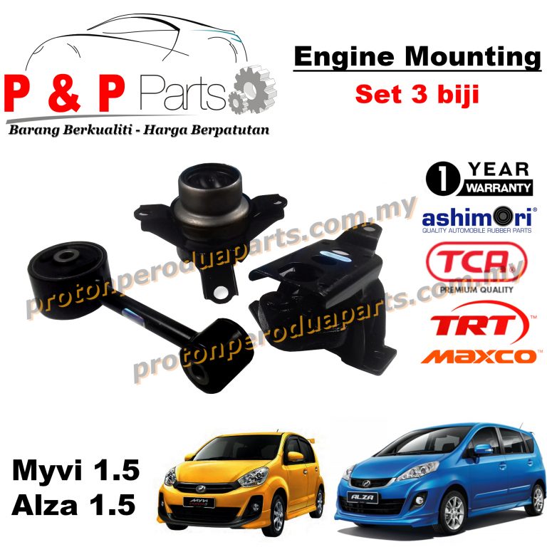 Engine Mounting Pcs Set Perodua Alza Myvi Year Warranty