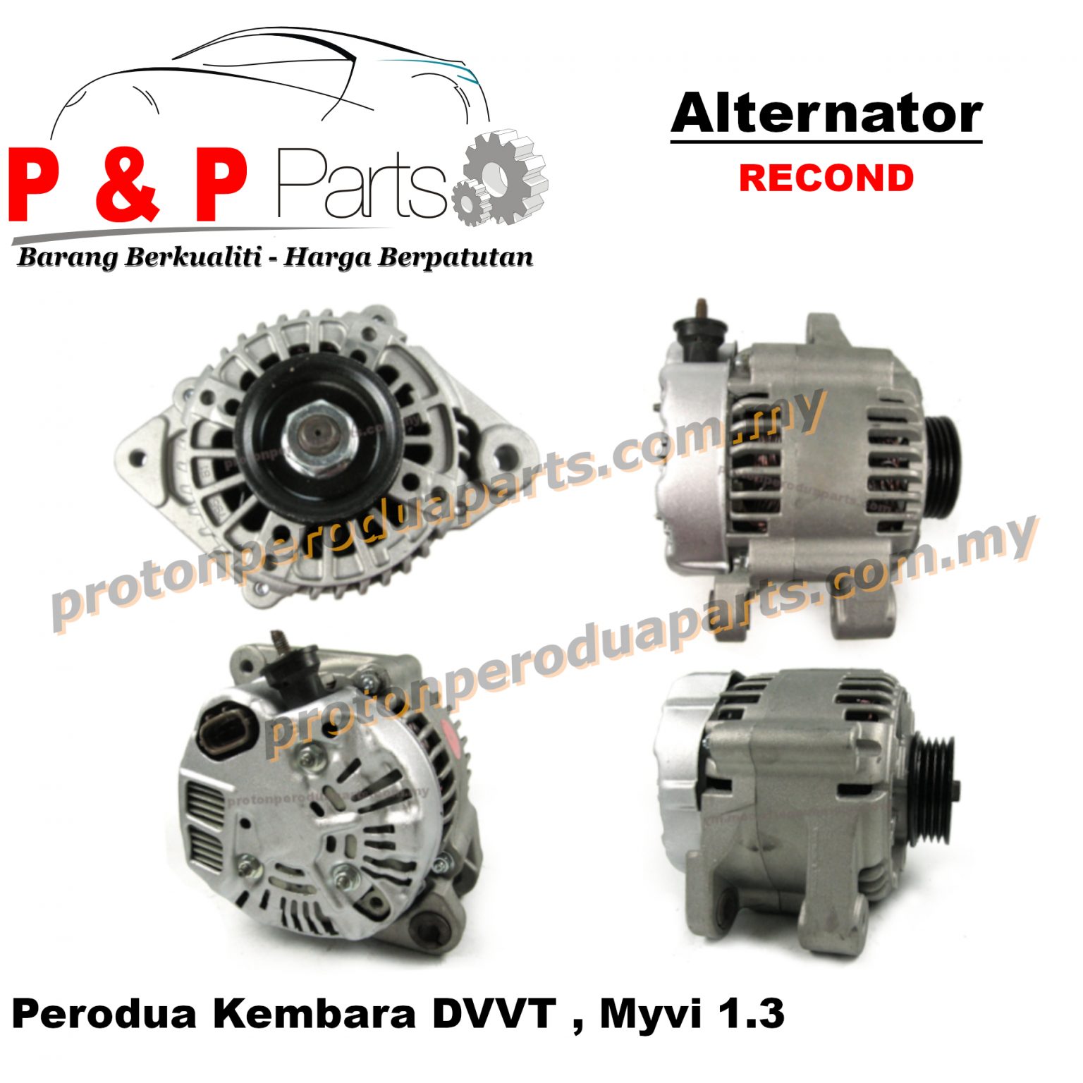 Alternator for Perodua Kembara DVVT, Myvi 1.3 (RECOND)  Proton Perodua