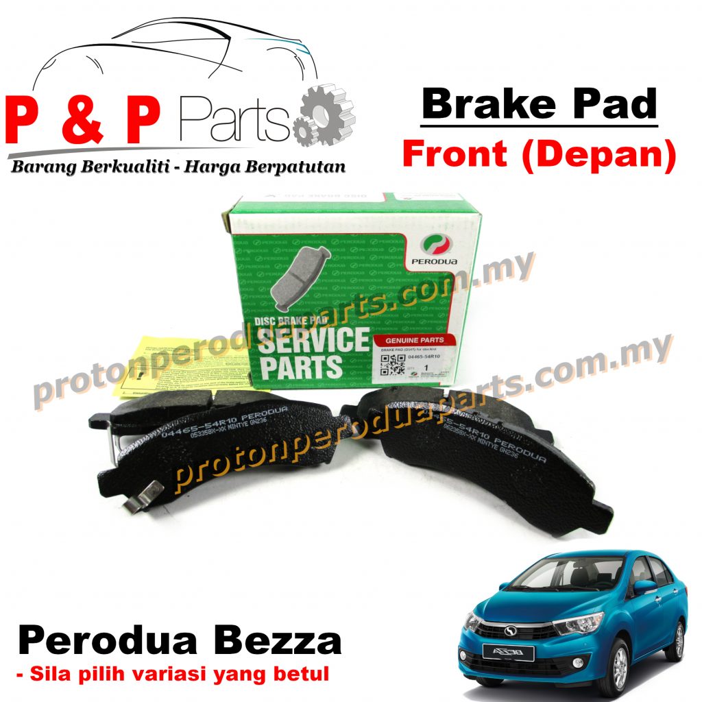 Front Brake Pad Depan - Perodua Bezza - Original Perodua / TRW