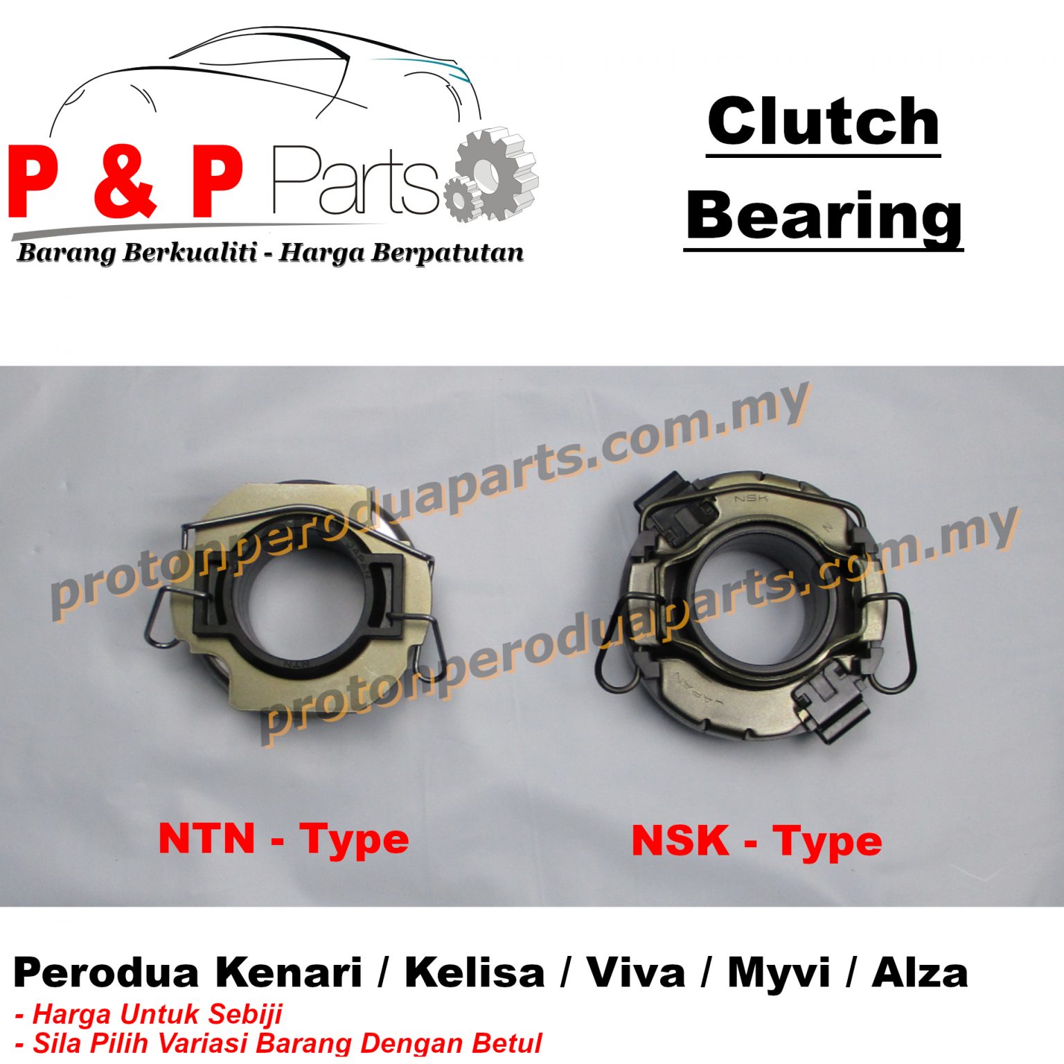 Clutch Bearing NTN NSK - Made in Japan - Perodua Kenari Kelisa Viva ...