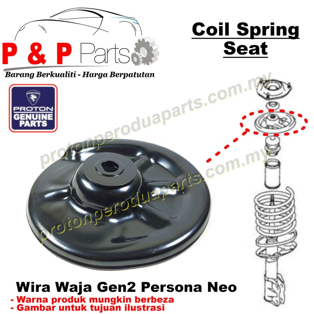 Front Coil Spring Seat Upper Tapak Depan Proton Wira Waja Gen 2 Persona Old Satria Neo 1pc