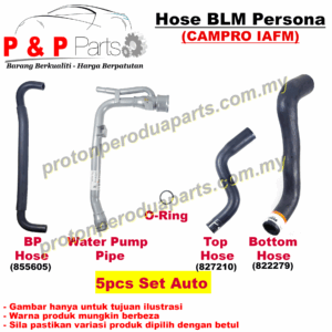 Water Coolant Hose Air Proton BLM Persona IAFM