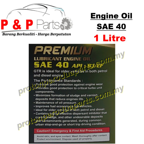 GTR Engine Oil Sae40