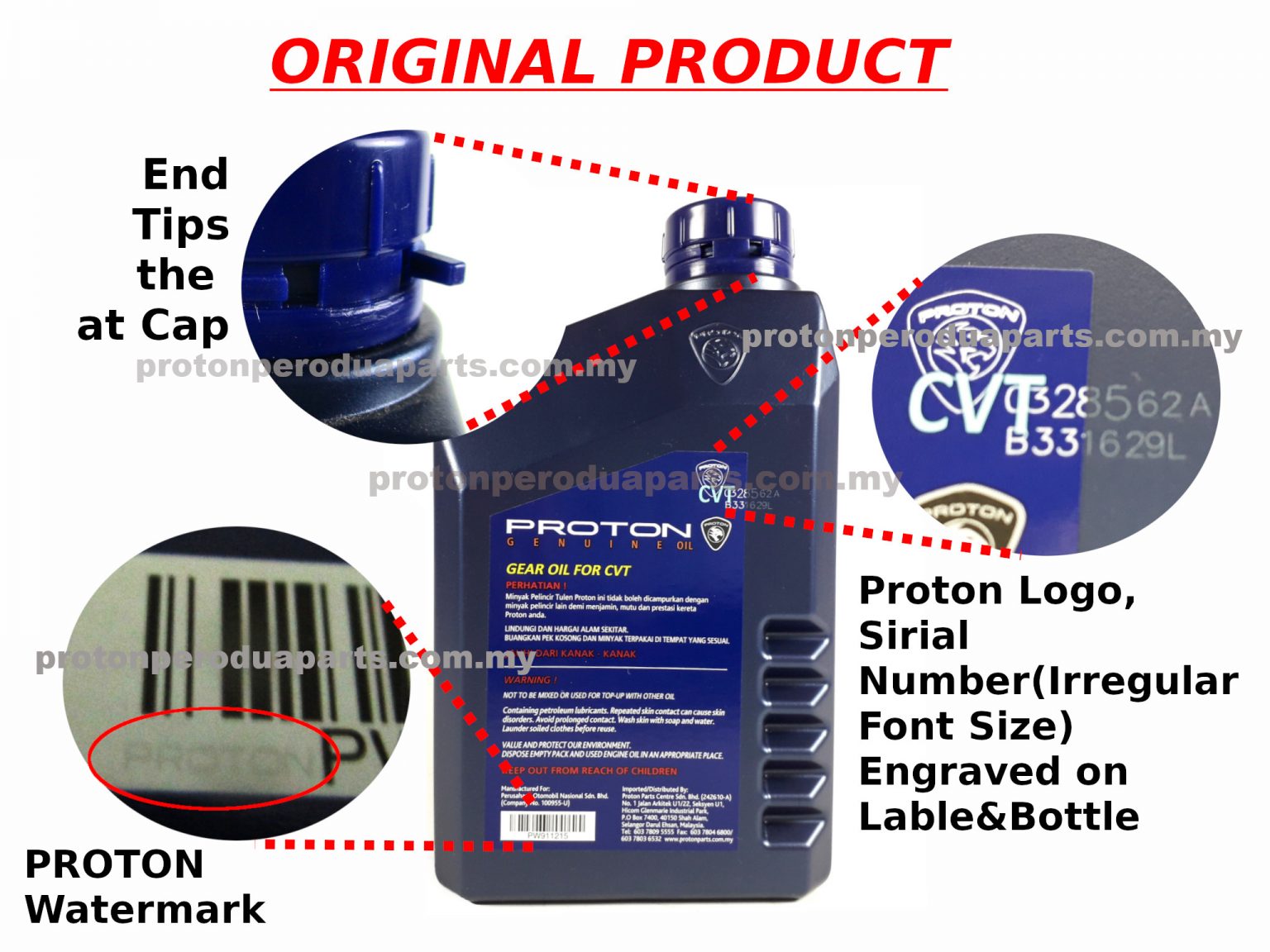 Proton CVT Fluid - 1 litre ( Proton Genuine Continuously ...