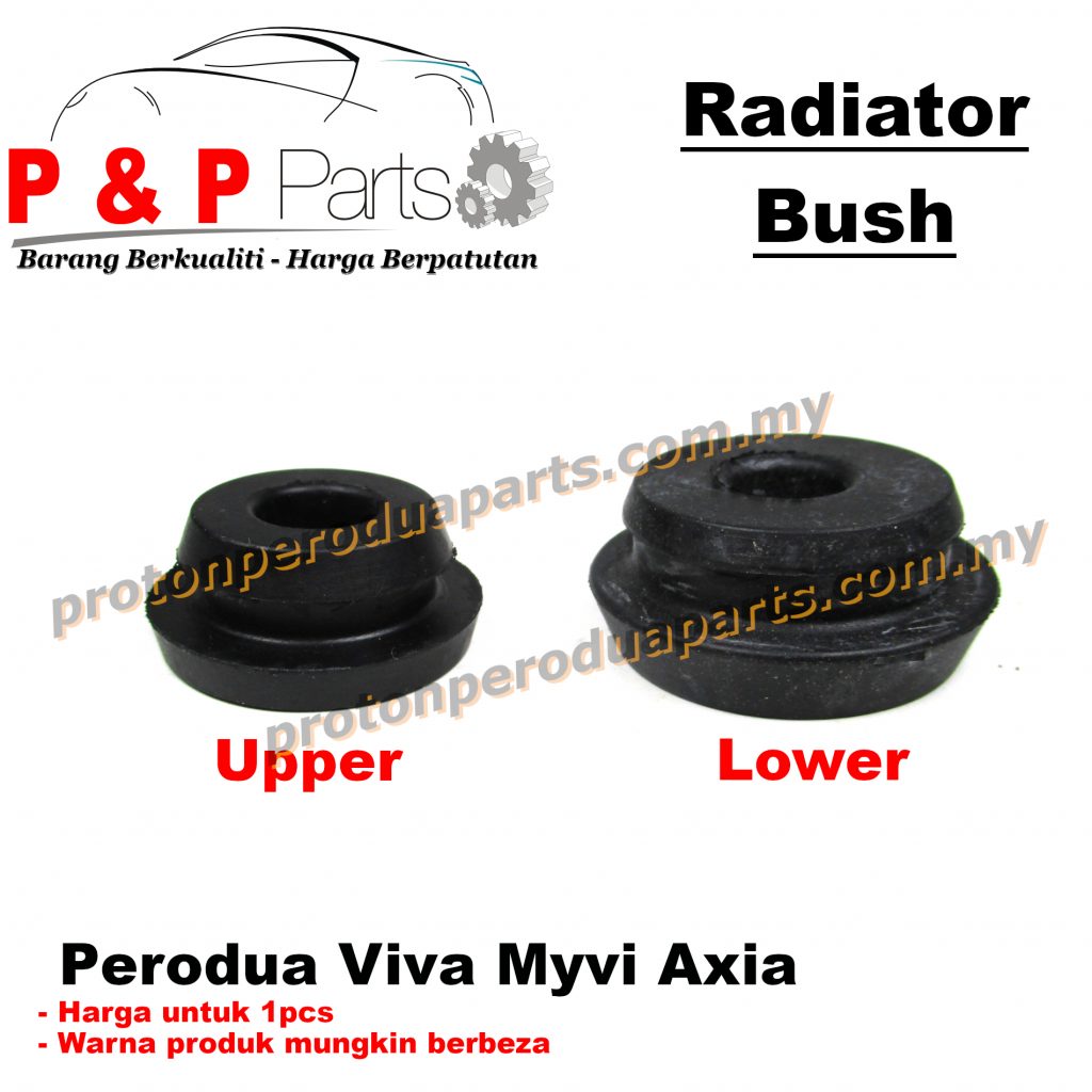 Bush Radiator Getah Lower Upper Atas Bawah - Perodua Viva Myvi Axia - 1pcs