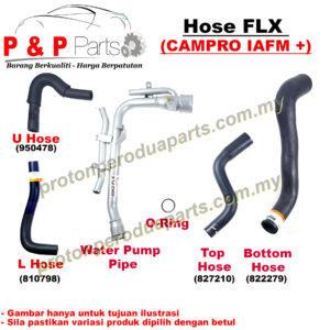 Loose Pack Water Coolant Hose Air Proton Saga FLX IAFM +
