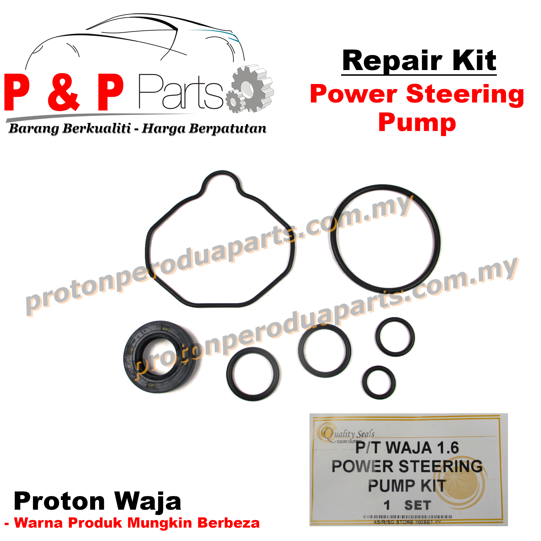 Power Steering Pump Repair Kit Proton Waja 1.6 4G18 MMC Proton