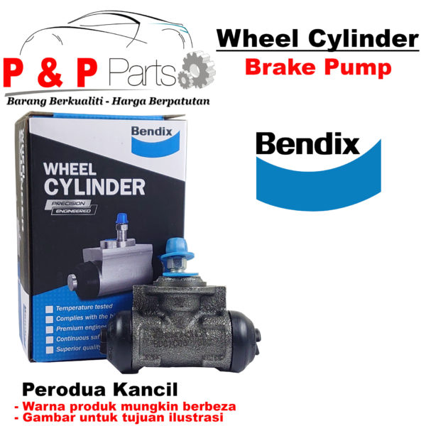BENDIX Rear Wheel Cylinder Brake Pump for Perodua Kancil Kenari Kelisa (9/16inc)