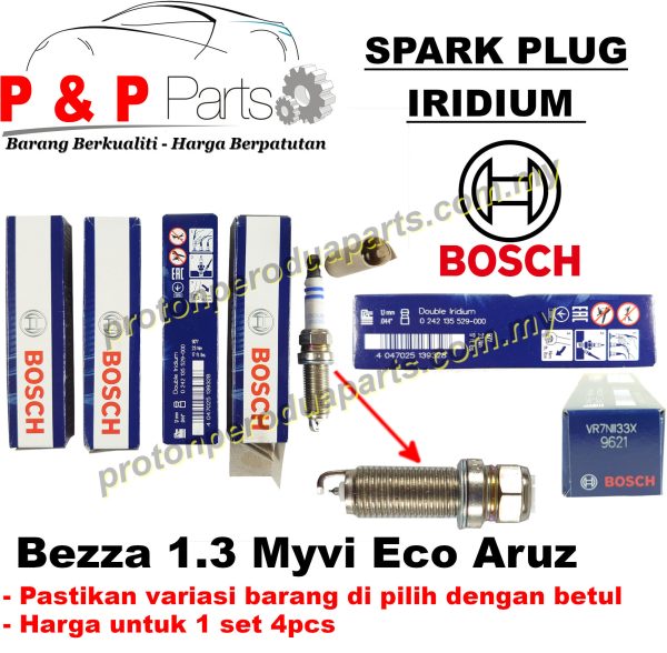 Spark-Plug-Iridium-Perodua-Bezza-1.3-Myvi-Eco-Aruz