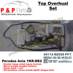 Engine Top Overhaul Gasket Set - Perodua Axia - Carbon / Steel Premium