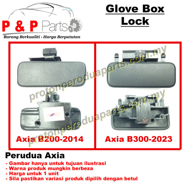 Glove Box Lock Dashboard Drawer Laci - Perodua Axia Bezza - Original Perodua