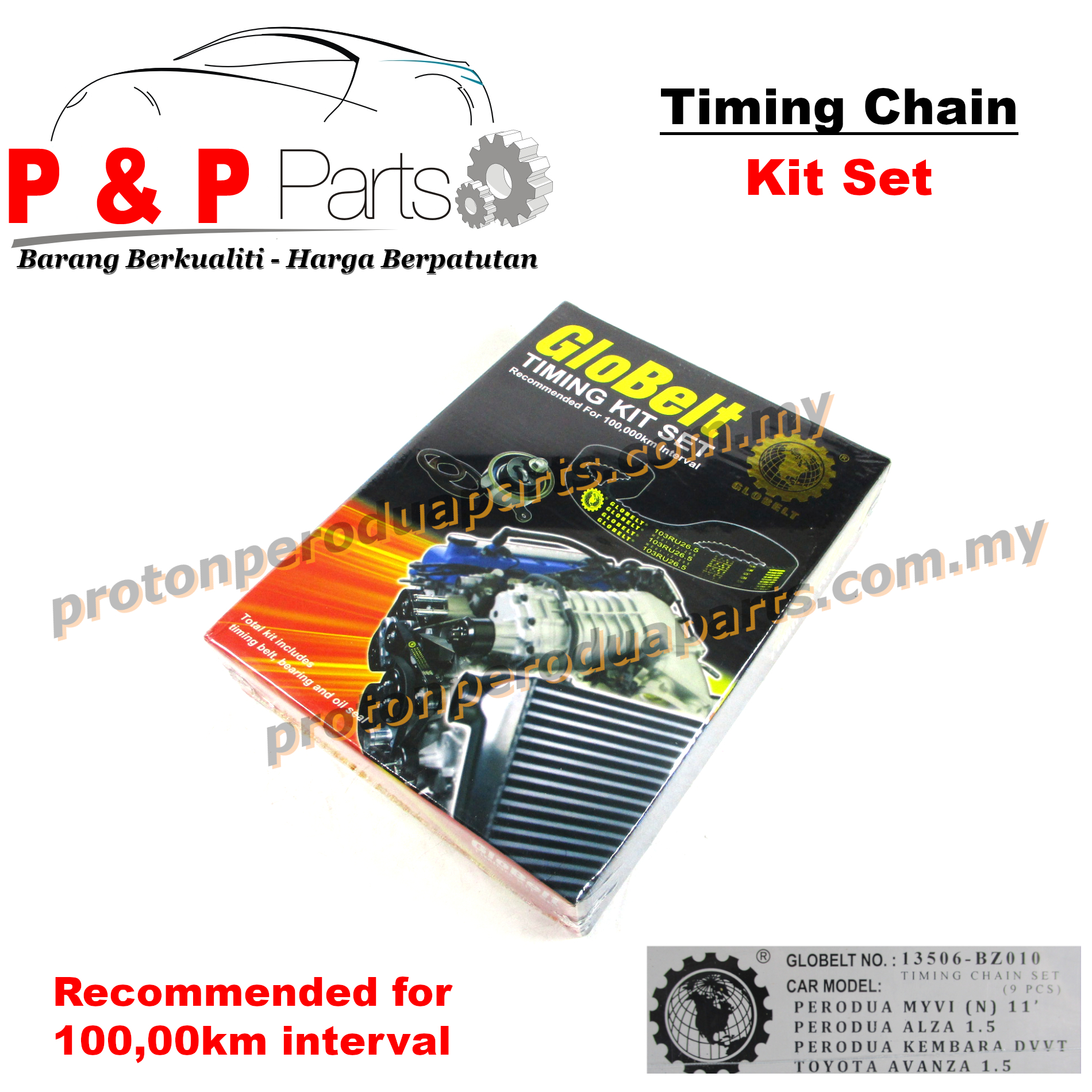 Timing Chain  Perodua Myvi 1.5 Alza Kembara DVVT Avanza 1.5  Globelt