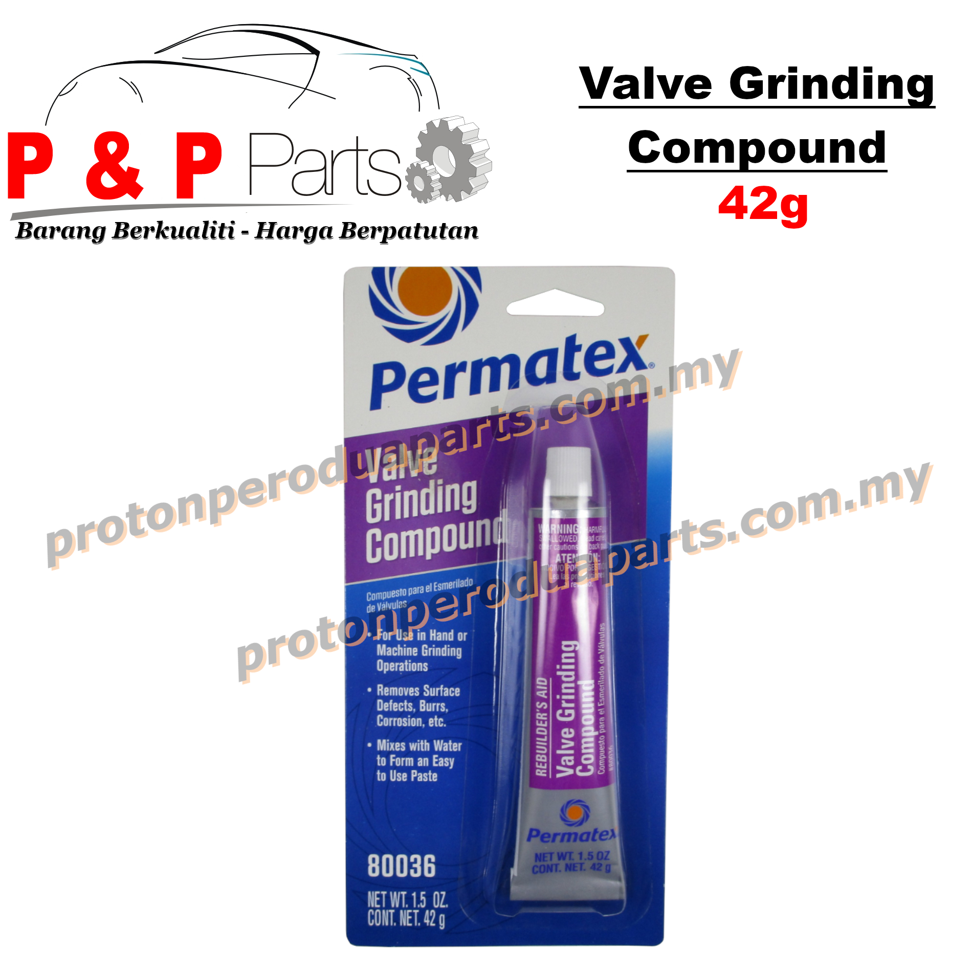  Permatex 80036 Valve Grinding Compound, 1.5 oz. : Automotive