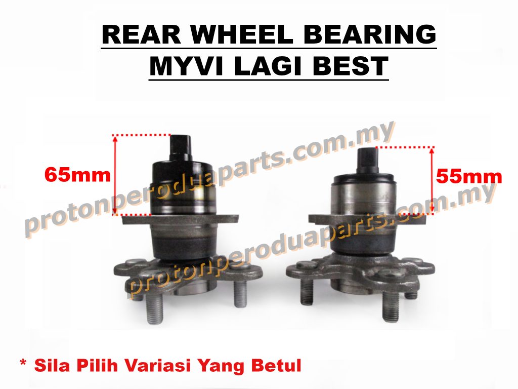 Rear Wheel Bearing Hub For Perodua Myvi 1.0 1.3 1.5 Eco - NEW - Proton ...