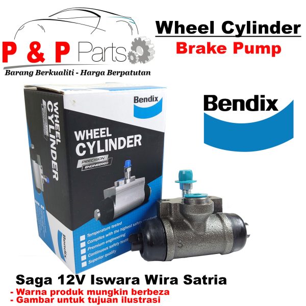 BENDIX Rear Wheel Cylinder Brake Pump for Proton Saga Iswara Wira Satria (3/4inc)